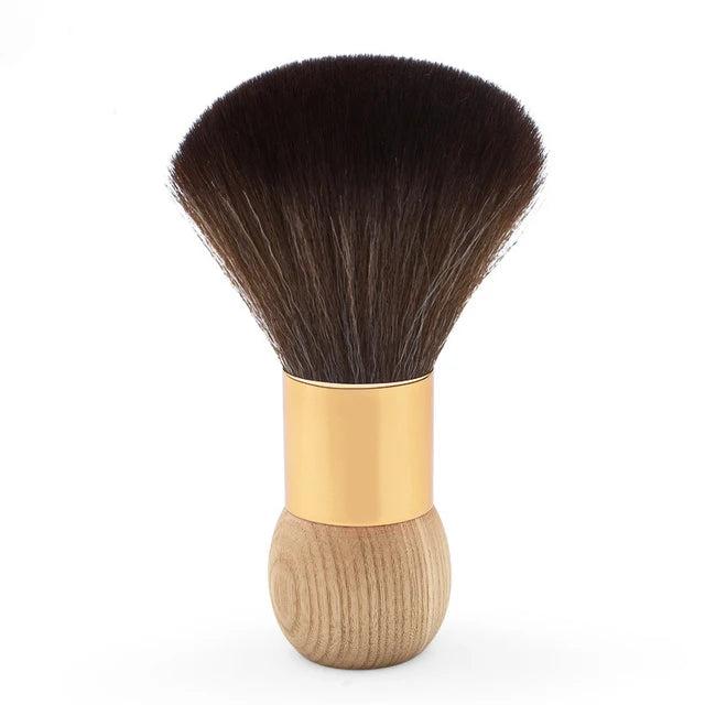 Professional Barber Duster Neck Face Brushes Hair Clean Soft Black Hairbrush Salon Cutting Hairdressing Styling Make Tools