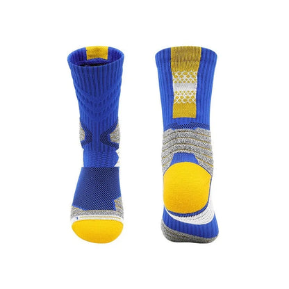 Practical Basketball Socks for Man Kids Thickened Towel Bottom Professional Medium Tube Sports for Elite Running Cycling