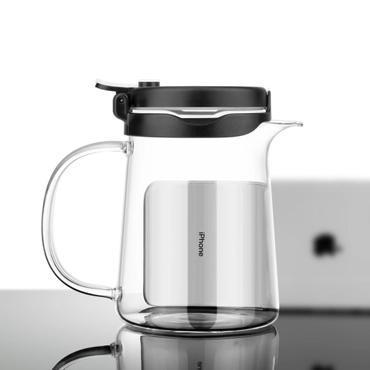 Bonston- elegant cup insulation separation bubble teapot heat-resistant glass teapot simple filter tea cup