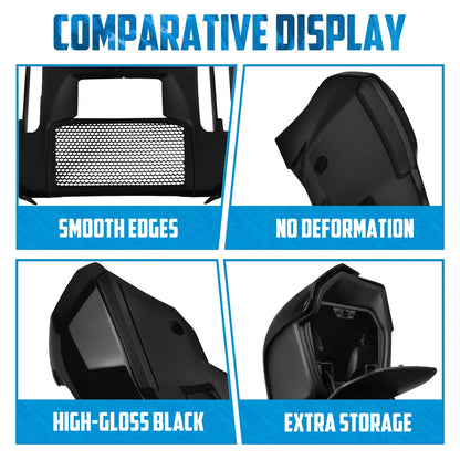 Motorcycle Lower Leg Fairing Cover Extended Chin Spoiler Kit For Harley Touring Street Road Glide 2023-Up FLHX FLTRX 2024-Up