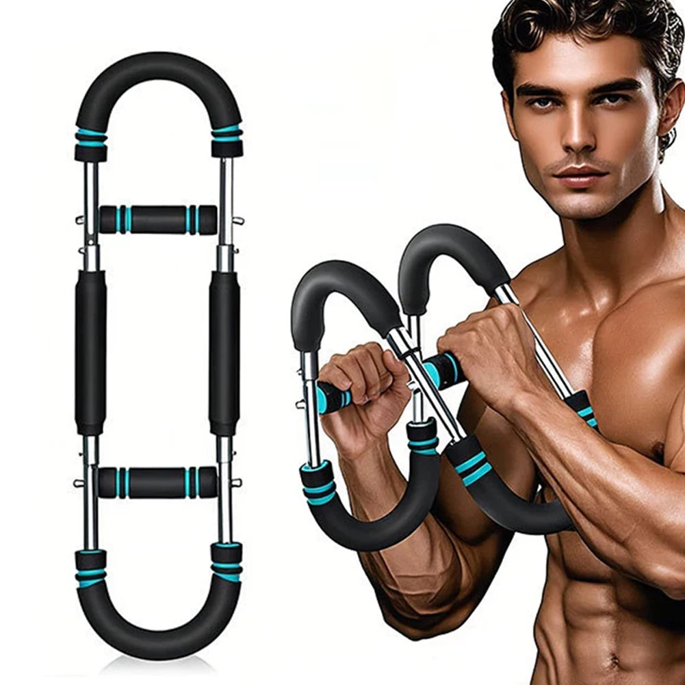 Twister Arm Trainer U-Shaped Arm Chest Exerciser Adjustable Chest Workout Equipment for Muscle Building Workout Gym