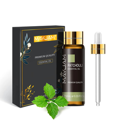 MAYJAM 10ml Pure Essential Oil Lavender Eucalyptus Vanilla Sandalwood Jasmine Bergamot Lemongrass Cinnamon Grapefruit 1pc