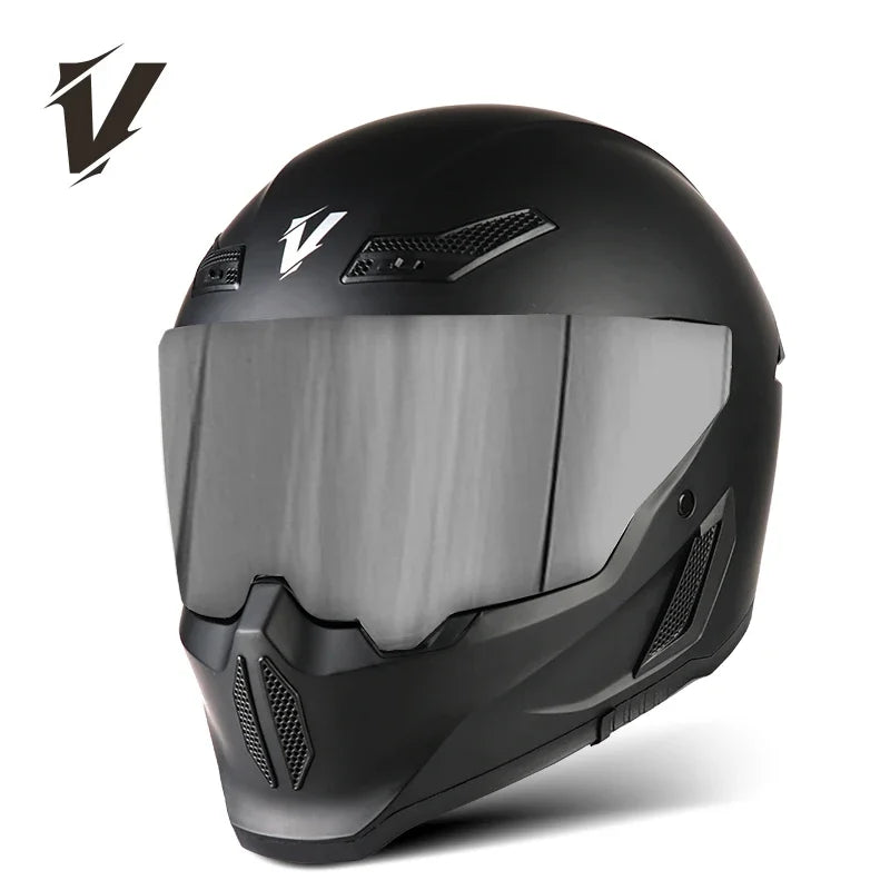 New Motorcycle Helmet DOT Approved  Full Face Racing Off-road Helmets Capacetes Men Cascos Para Moto for Harley Four Season