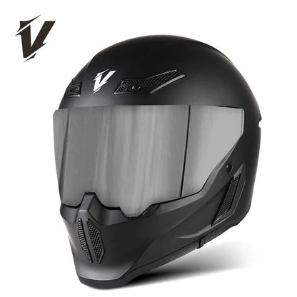 New Motorcycle Helmet DOT Approved  Full Face Racing Off-road Helmets Capacetes Men Cascos Para Moto for Harley Four Season