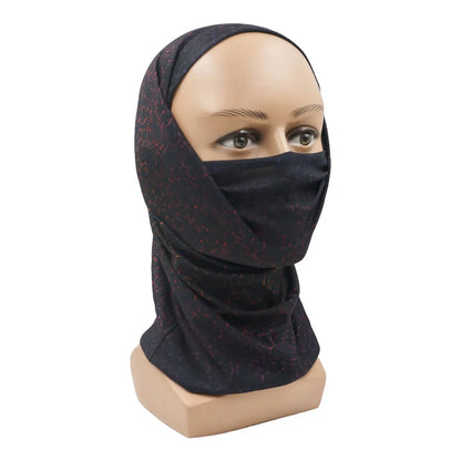 Dark Color Tube Neckchief Outdoor Sports Hair Neck Bandana Gaiter Black Grey Cycling Scarf Hiking Running Headband Men Face Mask
