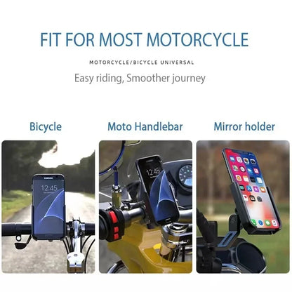 Motorcycle Handlebar Mobile Phone Holder Electric Car GPS Stand Bracket Riding Equipment Holder