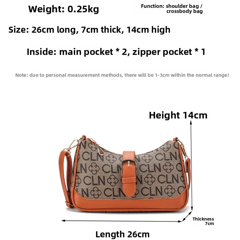 High Quality Women's PU Bag  with Large Capacity Shoulder Bag Mobile Phone Bag Casual Crossbody Casual Simple Vintage Bag Purses