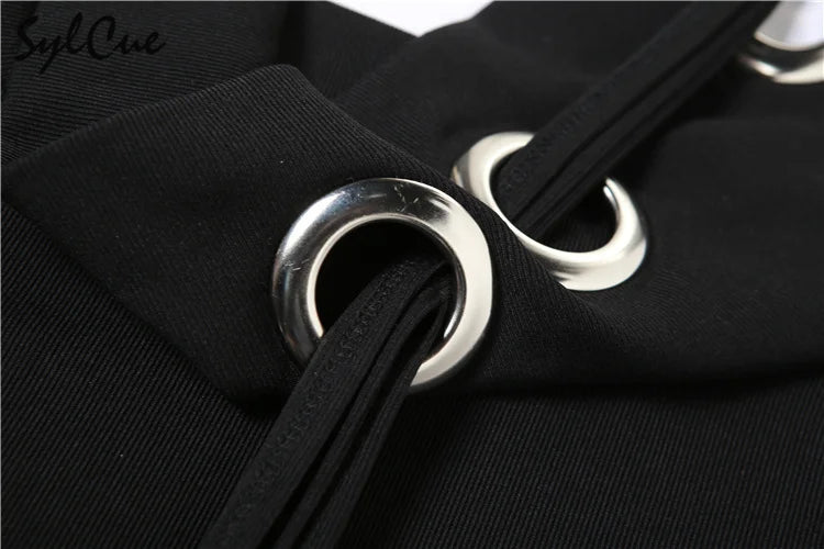 Nibber 2026 Loose Casual All-match Simple Black Sexy Metal Hot Confident Summer Travel Cool Soft Breathable Women's Halter Vest