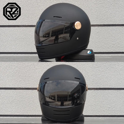 ORZ motorcycle helmet retro cruise full helmet personalized ghost knight helmet ABS material