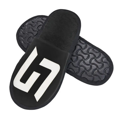 Custom British Lando Norris Racing Driver Guest Slippers for Spa Women House Slipper