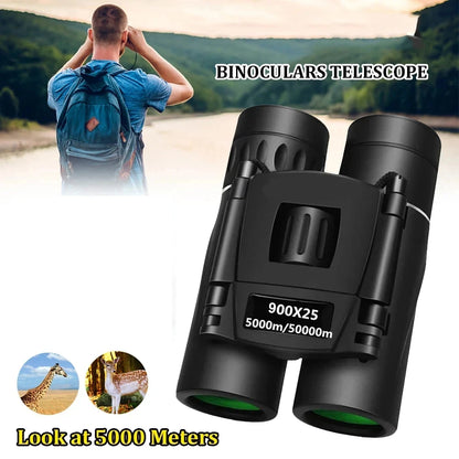 900x25 Mini Binoculars High-Powered BAK4 Prism Waterproof Travel Bird Watching Outdoor Sports Optics