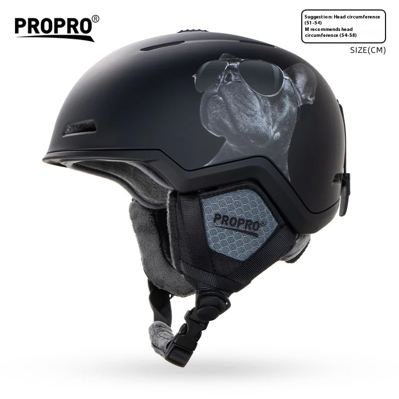 PROPRO Light Ski Helmet With Safety professional Ski Snowboard   motorcycle Integrally-Molded Skiing Snow Husband Men Women