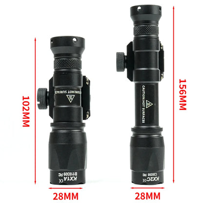 Airsoft Tactical SF M300C M600C Flashlight White LED Light AR15 Rifle Hunting M300 M600 Metal Scout Light Fit 20mm Rail