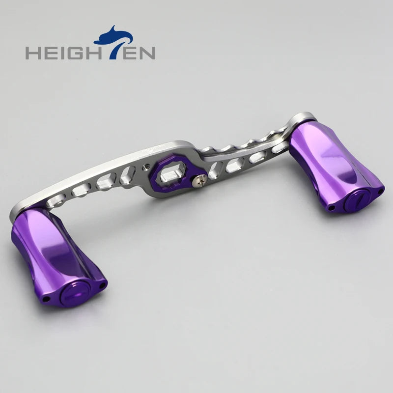 HEIGHTEN Baitcasting Reel Mod Kit Double Handle Center Distance 95mm +Diameter 21mm Knobs Lure Fishing Modification Accessories