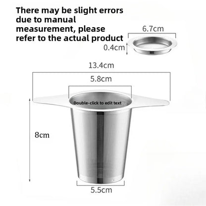 1PCS Reusable Tea Leak Stainless Steel Filter Coffees Infuser Basket Tea Strainer Teapot Cup Filter Multi- Teapot Infuser Leak