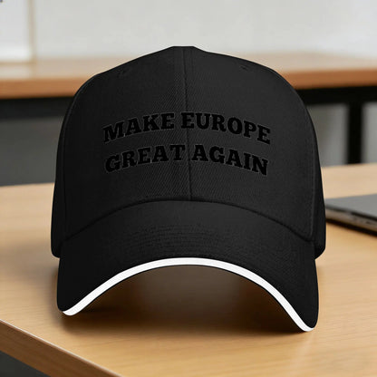 Make Europe Great Again Baseball Cap  Women Men Print Trucker Hat Summer Casual Outdoor Gym Sun Visor Baseball Caps