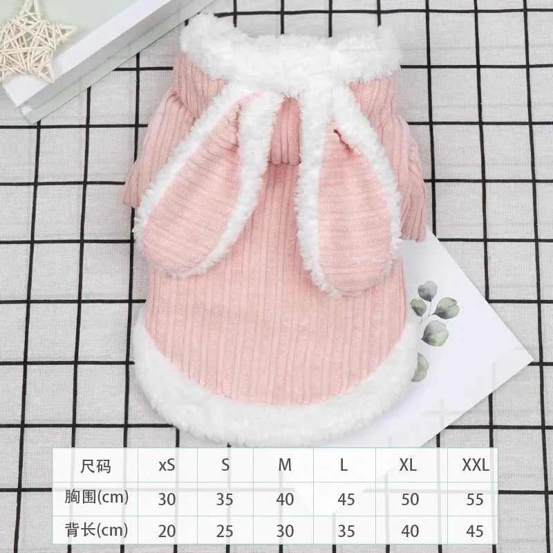 Thickened Fluffy Cotton Coat For Kittens Autumn Winter Clothes British Short Hair Doll Puppy Anti Shedding Warm Cat Jacket
