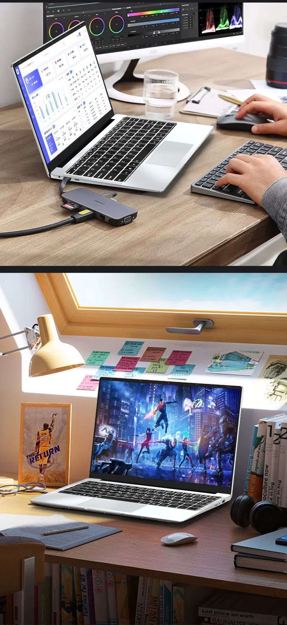2026 NEW Windows 11 Pro Laptops Intel Core i7 8650U 16GB RAM 1TB SSD Office Gamer Study notebook Computer PC