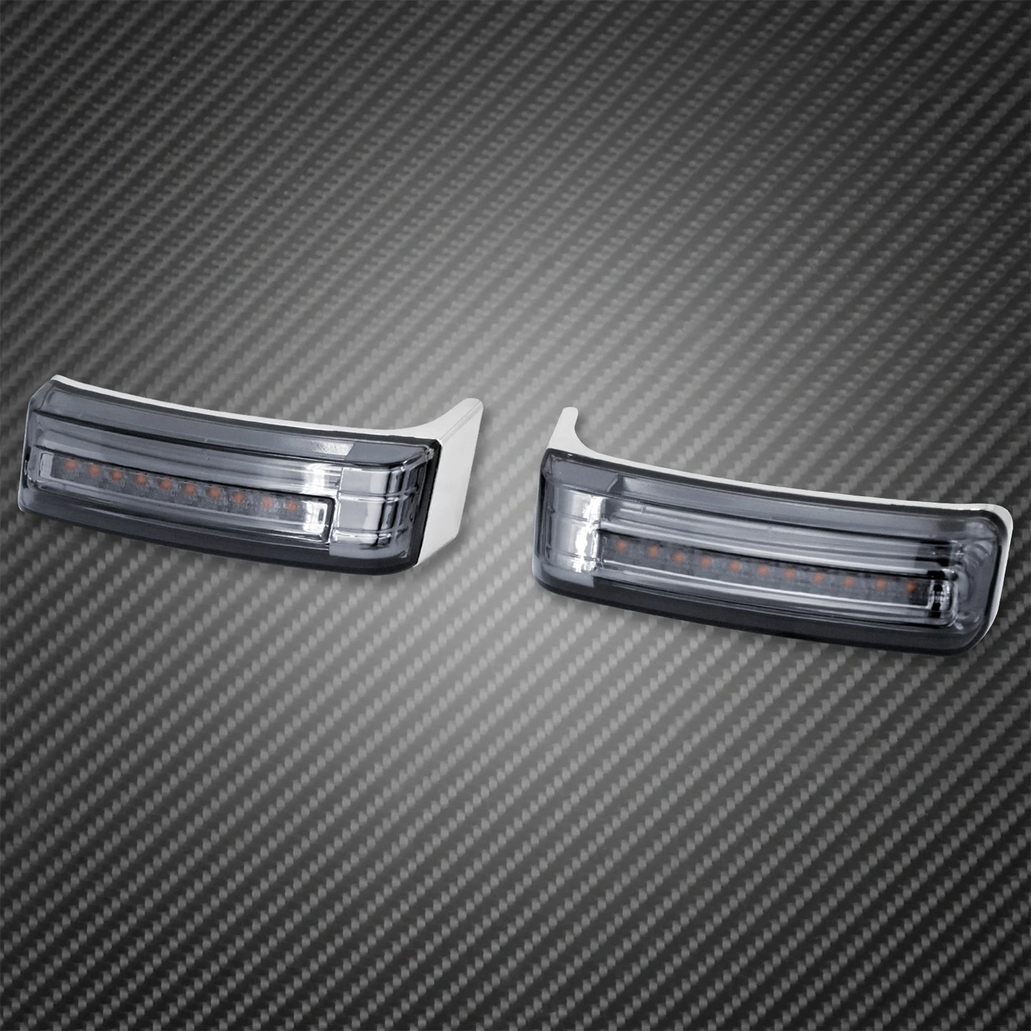 2xMotorcycle LED SaddleBag Turn Lamp Light Run Brake Light For Harley Touring Street Glide Road King FLHR Limited CVO 2014-2022