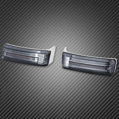 2xMotorcycle LED SaddleBag Turn Lamp Light Run Brake Light For Harley Touring Street Glide Road King FLHR Limited CVO 2014-2022