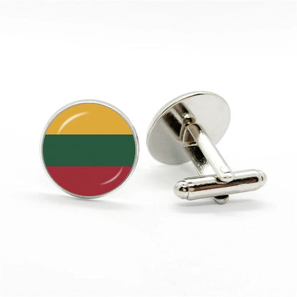 LGBT Rainbow Pride Cufflinks Man High Quality Jewelry Accessories Gay Pride Rainbow Flag Photo Suit Shirt Cuff Links Gift