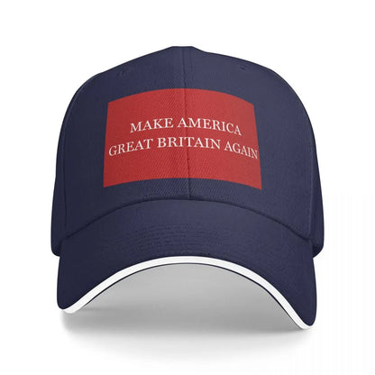 MAKE AMERICA GREAT BRITAIN AGAIN Baseball Cap Vintage Kids Hat designer cap fishing hat Women's Men's