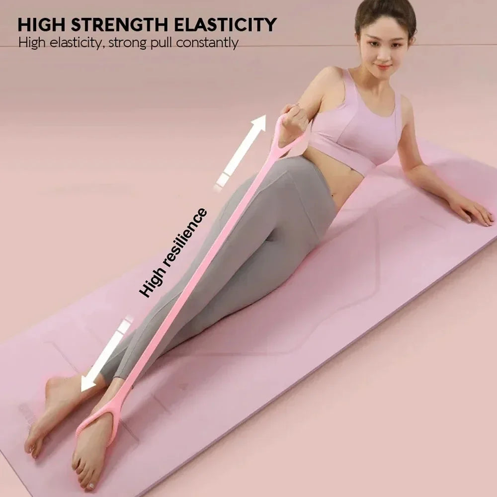 Home Fitness 8 Shaped Back Stretching Band Elastic Stretcher Pulling Band Shoulder Exercise Yoga Resistance Rope Elastic Band