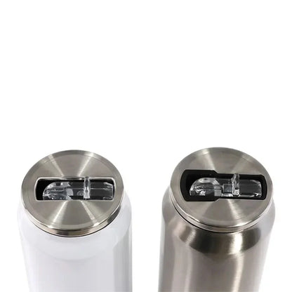 500ML DIY Sublimation Tumbler Cans Stainless Steel Thermos Bottle With Straw Coke Can Travel Car Vacuum Flasks Drink Cup