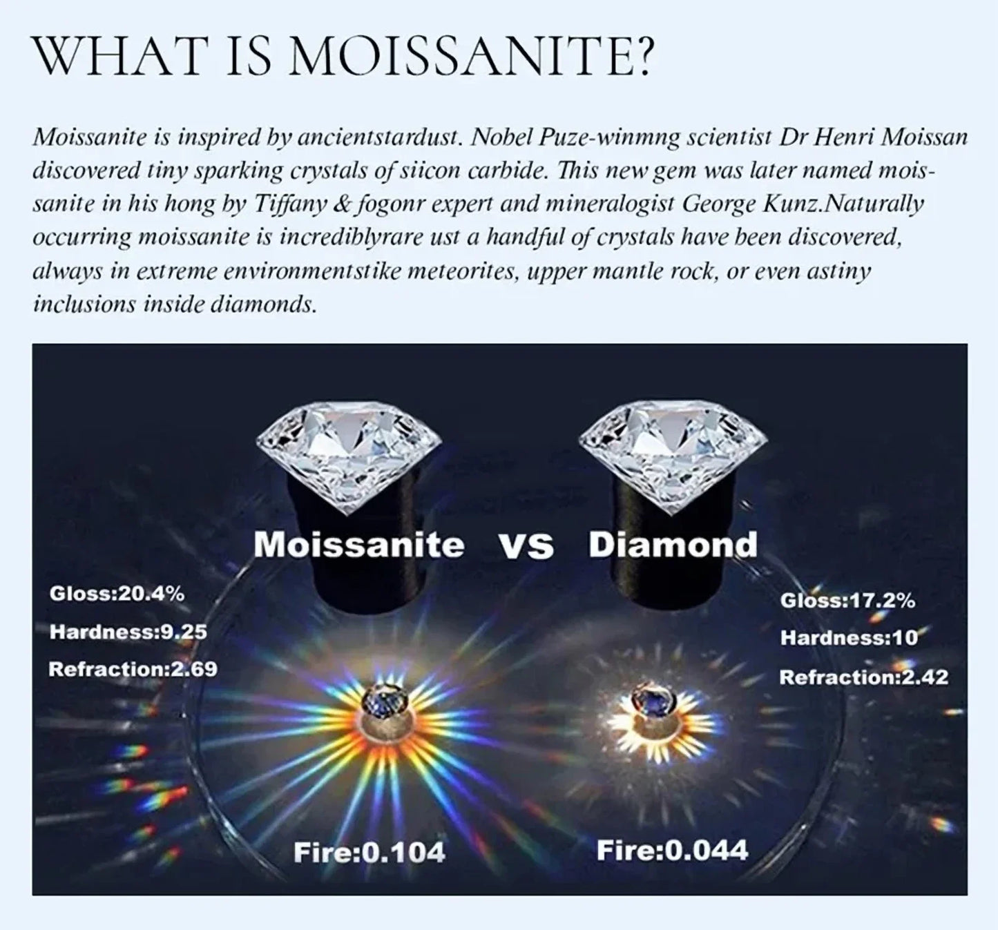 18K White Gold 1-2 Carat Moissanite Ring for Women Platinum Pt950 Spinning Rose Romantic Ring Luxury Wedding Bands Fine Jewelry