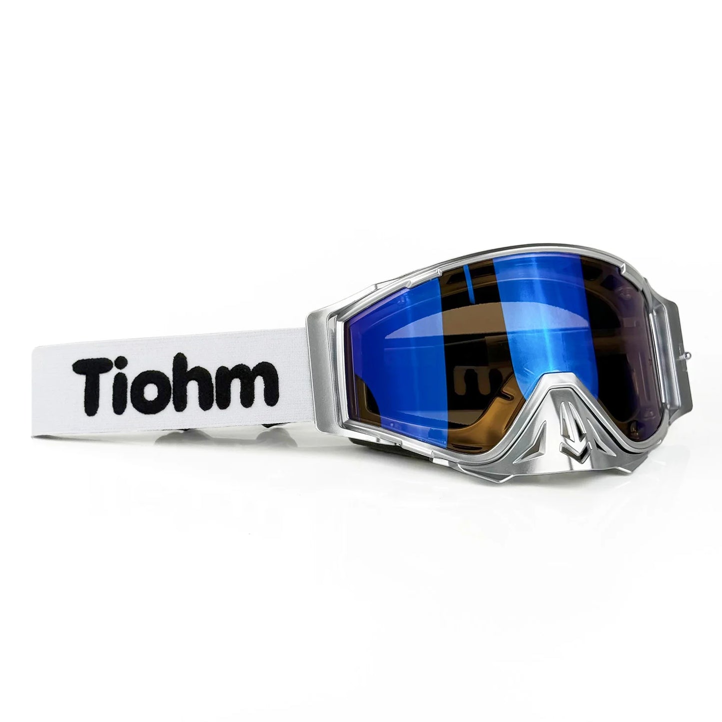 1 Pcs Multi-Color PC Nose-Protected Moto Goggles - UV400 Scratch-Resistant, Off-Road ATV MX, Helmet-Fit for Euro-American Riders