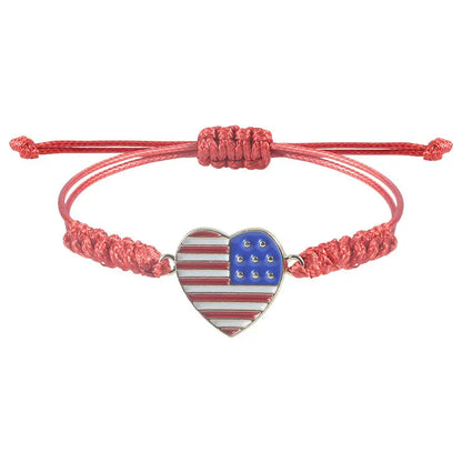 New stylish alloy USA Independence Day Bracelet USA Flag Election Holiday Party Honoring patriotism Bracelet accessories for men