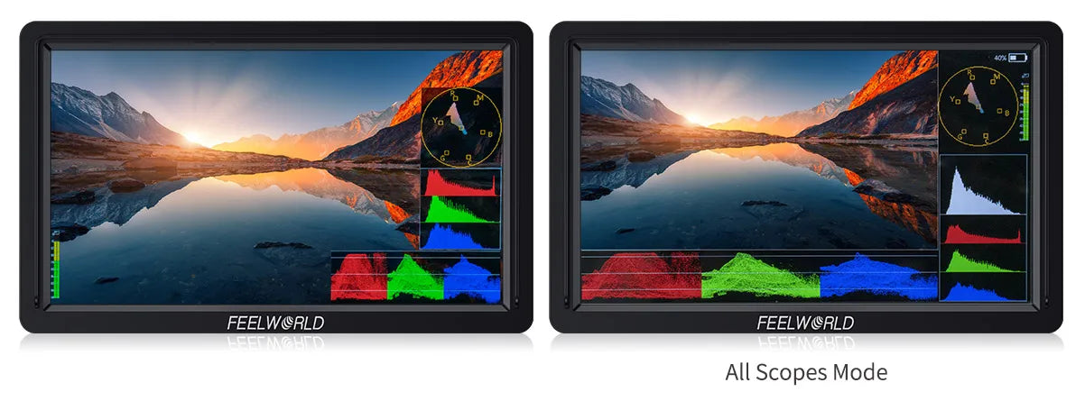 FEELWORLD FW568S 6 Inch 1920X1080 IPS FHD LCD Panel On Camera Field  Monitor 3G SDI 4KHDMI Input Output  for Youtube Gimbal Rig