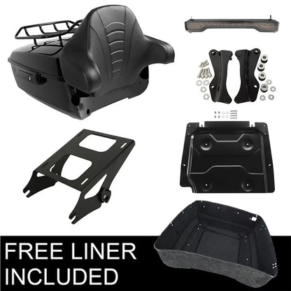Motorcycle King Trunk Luggage Rack Plate For Harley Touring Road King Electra Glide Road Glide 2014-2025