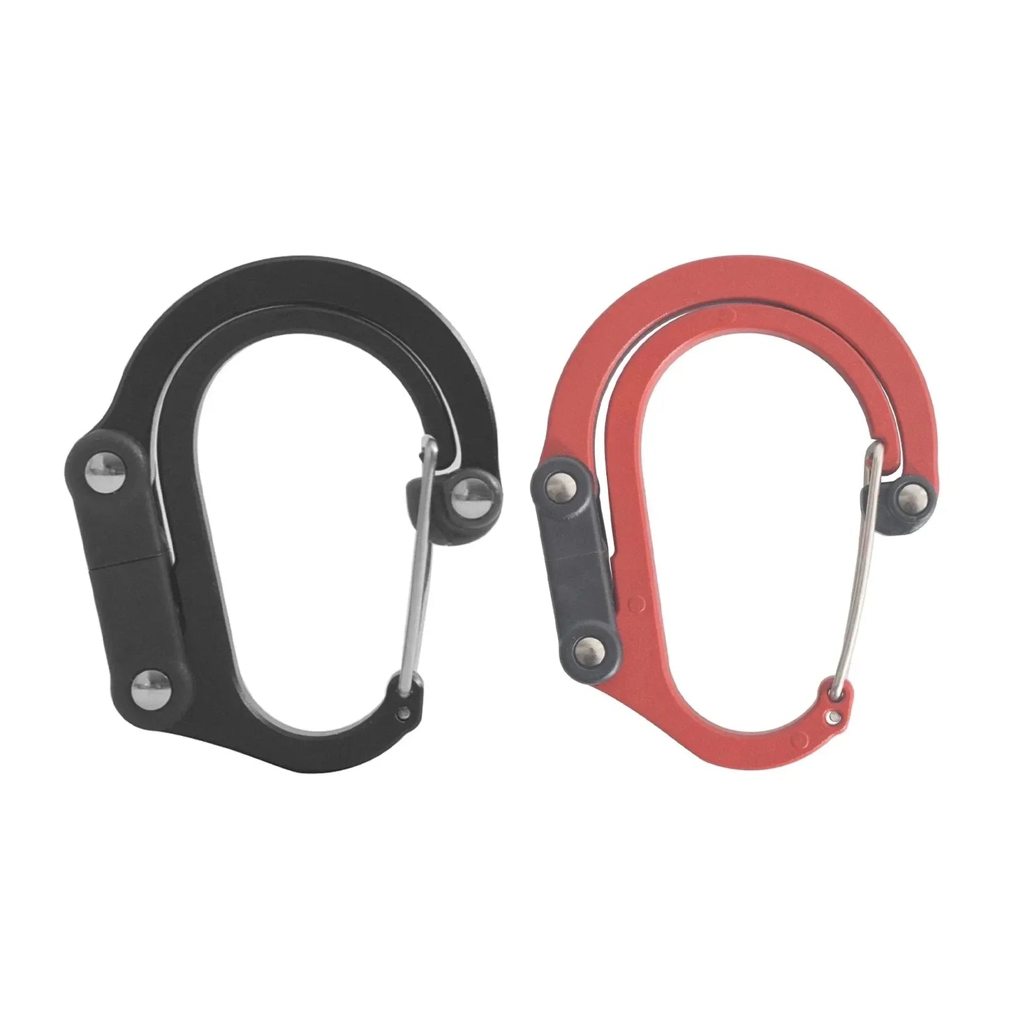 Camping Hybrid Gear Clip Carabiner Rotating Hook Clip Non-Locking Strong Clips for Fishing Hiking Travel Backpack Carabiner Clip