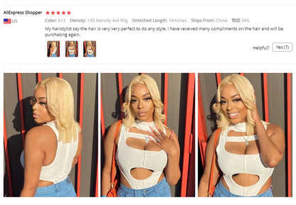 13x4 13x6 613 HD Blonde Bob Hair Wig Human Hair Lace Frontal Wig Brazilian Straight Bob Wig Lace Front Human Hair Wigs for Women