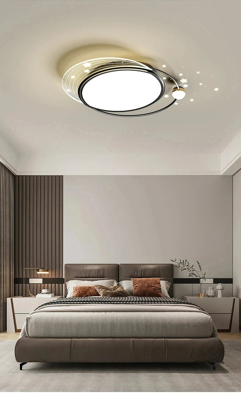 Modern Simple LED Ceiling Lamp Home Decor Bedroom Study Fixture Creative Dining Living Room Lights Children's Room Chandelier