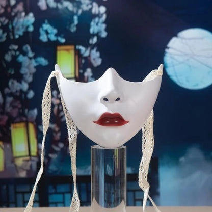 Unisex Masquerade Mask Beauty Mask Cosplay Mask Mechanical Half Face Mask for Carnival Halloween Dress up Party Mask