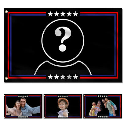 Custom Pink America Flag 3x5 Ft Personalized Banners with Photo Custom Funny Tapestry Poster For Indoor Outdoor Decor Gift Room