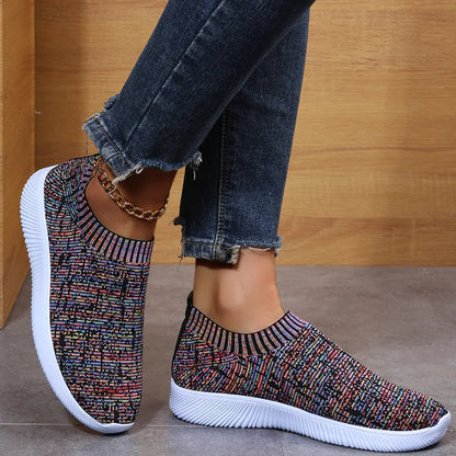 2022 Women Sneakers Fashion Socks Shoes Breathable Casual Sneaker Summer Vulcanized Shoes Women Trainers Tenis Feminino Flats