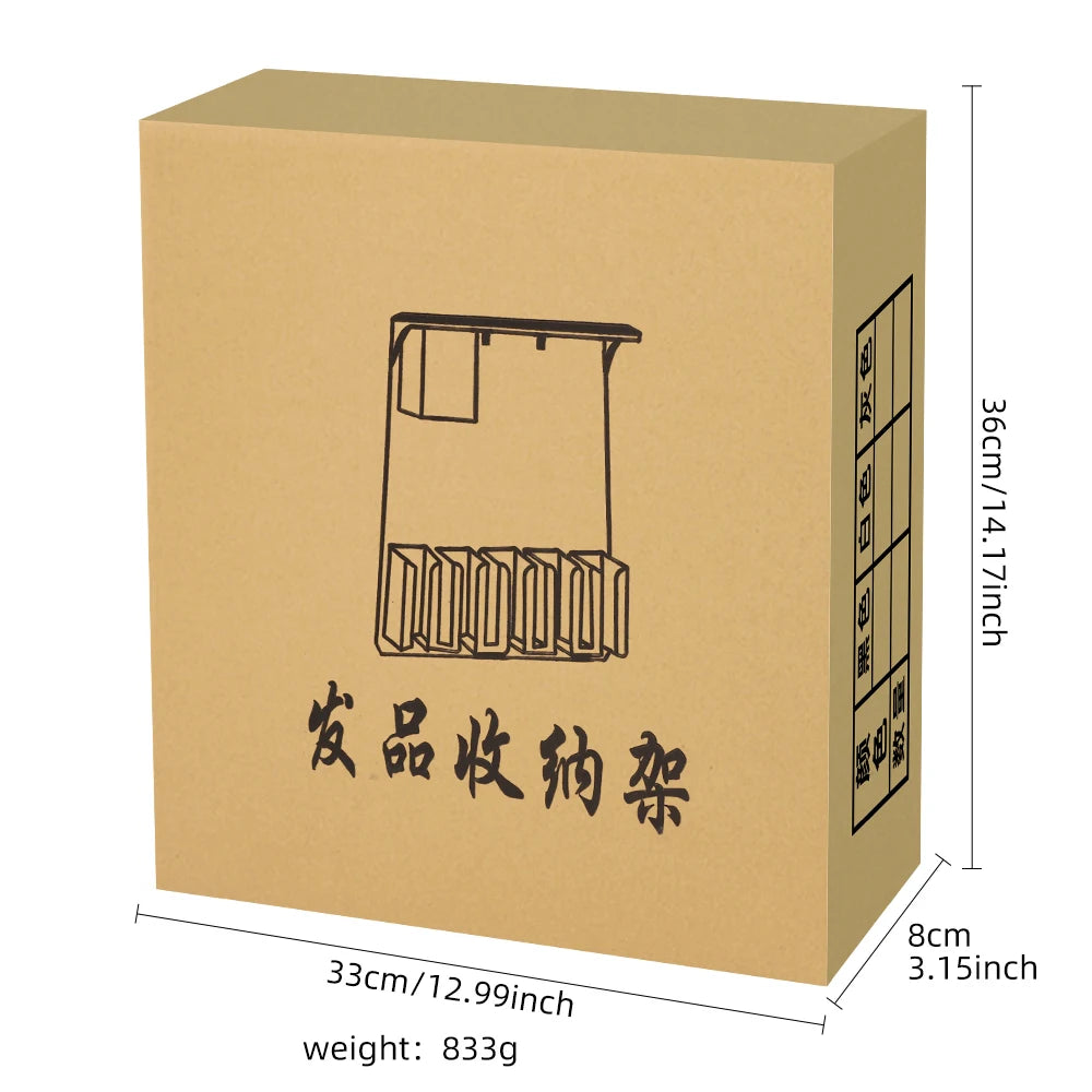 Hair Styling Tools Storage Box For Beauty Scissors Electric Clipper Comb Rack Salon Hairdressing Holder Desktop Case
