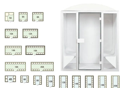 Customization Luxury Acrylic Steam Shower Room/shower Cabin/bathroom/spa Sauna