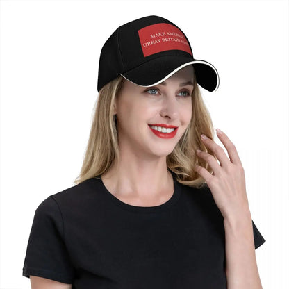 MAKE AMERICA GREAT BRITAIN AGAIN Baseball Cap Vintage Kids Hat designer cap fishing hat Women's Men's