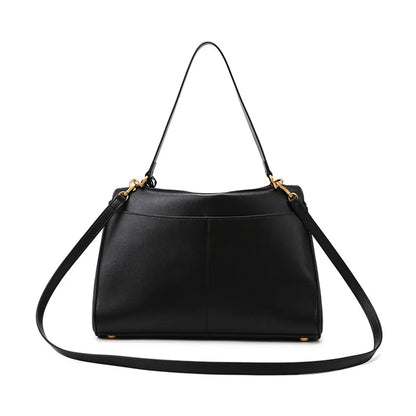 Luxury Brand Women Messenger Bags Soft Leather Brown Suede Hand Held Totes Gold Buckle Women Shoulder Bags Lady Trend Satchel