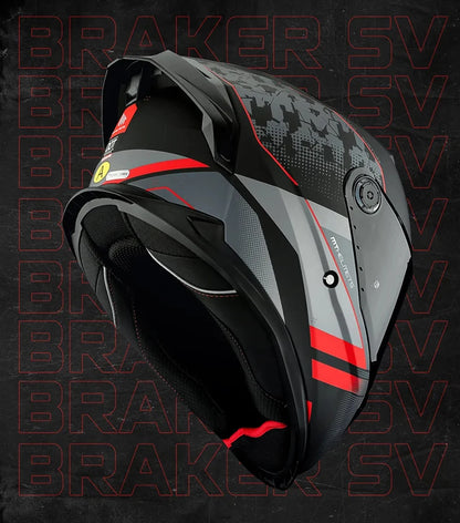 New MT Braker SV Motorcycle Helmet ECE DOT Certification Full face Double lens Racing off-road Helmet Capacetes Cascos Para Moto