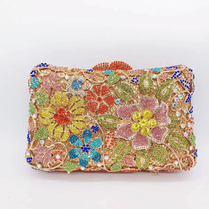 Diamond Dinner Hollow Rhinestone Banquet Clutch Bag Handtassen Dames Bolsos De Fiesta Para Mujer Boda Women's Rhinestone Handbag