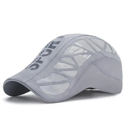 Sport Cap Lightweight Breathable Quick Dry Mesh Stead Hat With Adjustable Fit For Men Women Baseball Hat Golf Driving Cycling
