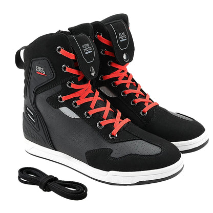 Motorcycle Summer Riding Shoes Men Riding Casual Short Boots  Anti-collision Reflective Protection Durable Equipments Moto Gear