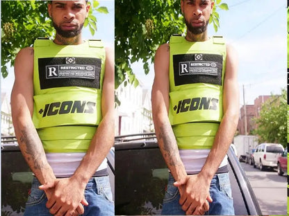 Vests Icon gilet Trending CS Vest Tactical military hiphop rapper FASHION VEST Outerwear Men's Fashion Tactica ICONS jacket vest