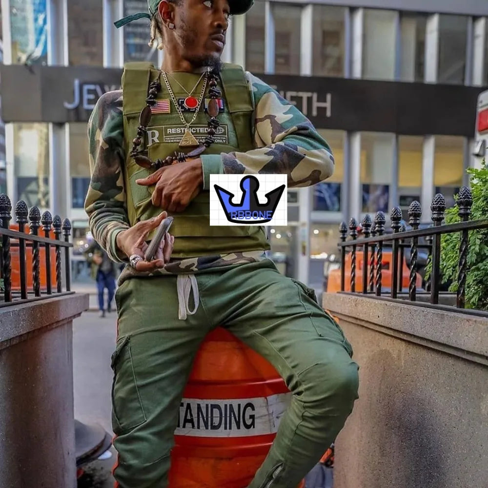 Vests Icon gilet Trending CS Vest Tactical military hiphop rapper FASHION VEST Outerwear Men's Fashion Tactica ICONS jacket vest