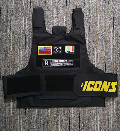 2022 rapper hiphop MC VEST TANK TOP fashion new design top street fashion icons Tactical vest Colete Tatico Chalecos para hombre